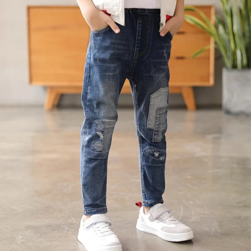 4-11 Years Boys Jeans Denim Pants