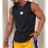 2024 newest Summer Sleeveless Gym mesh Shirt