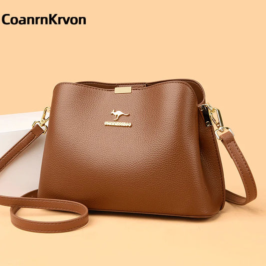 Elegant Designer Shoulder Bucket Crossbody Bag For Women