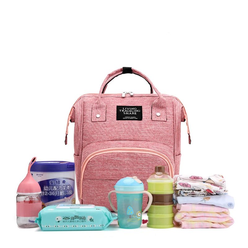 Multi-Function Waterproof Outdoor Travel Diaper Bags for Baby Care