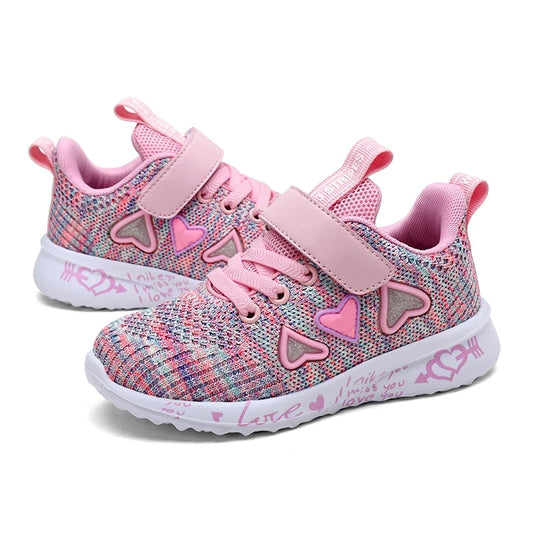 2024 Girls Casual Light Mesh Sneakers