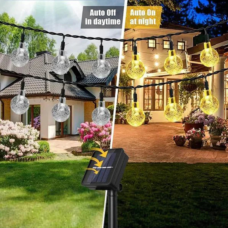 Solar String Lights for Garden Party Decor Outdoor