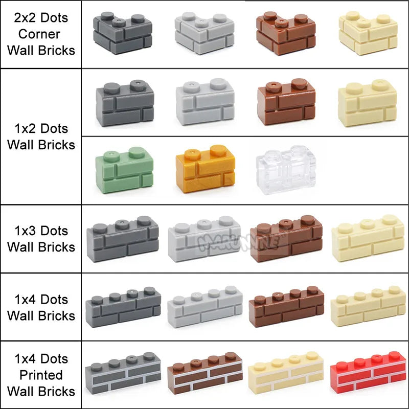 MARUMINE 200PCS MOC Building Blocks Accessories