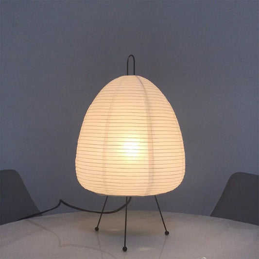 Japanese Rice Paper Lantern Led Table Lamp