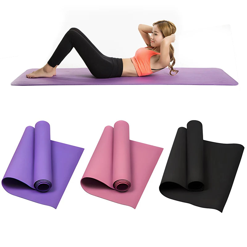 4MM Thick EVA Yoga Mats Anti-slip Sport Fitness Mat