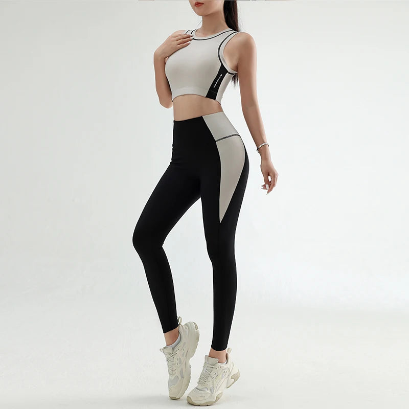 Women's quick dry yoga gym training tracksuit