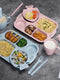 6Pcs/ Set Baby Cartoon Tableware Set