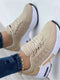 Casual Lace-up Mesh Breathable Women's Vulcanized Sneakers