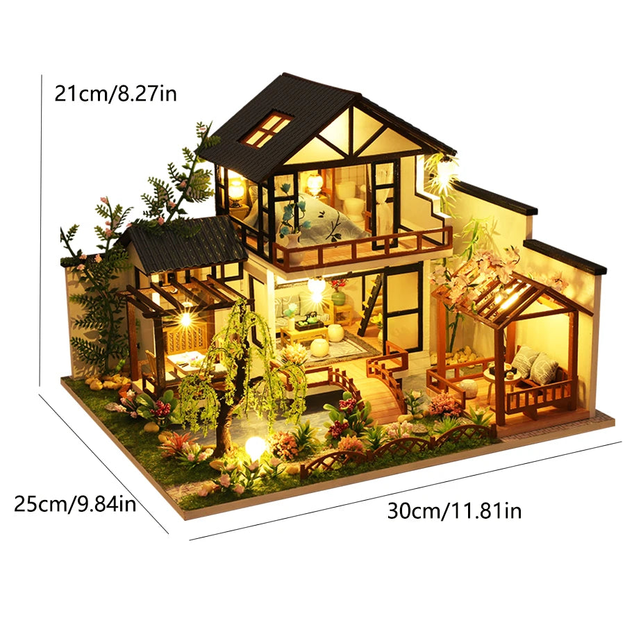 Building Model Doll House 3D Puzzle Mini DIY Kit