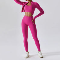 3 Piece Yoga Set Workout Outfits for Women