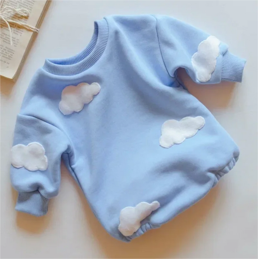 2024 New Unisex Cute Cloud Pattern Baby Romper