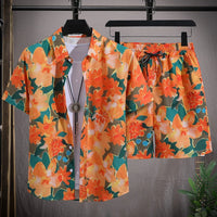 Men's Hawaiian Beach Summer Vacation Travel Outfit