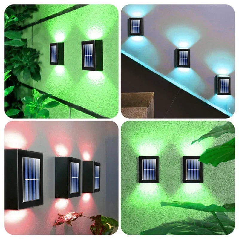 Solar Up and Down Spot Lights Outdoor