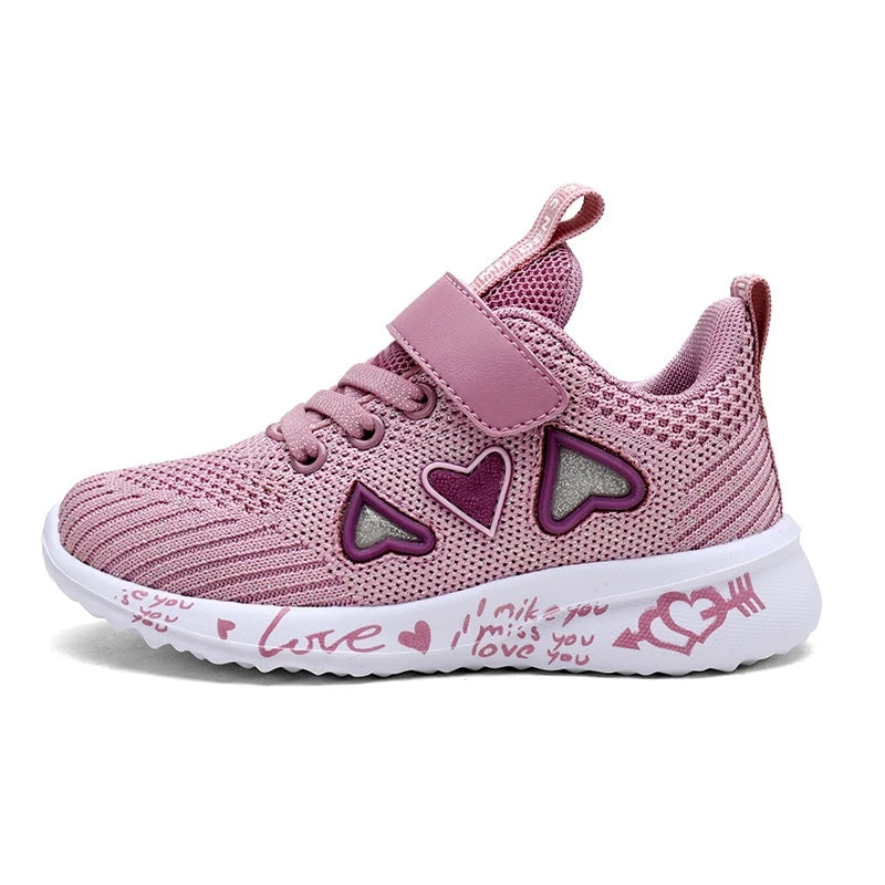 2024 Girls Casual Light Mesh Sneakers