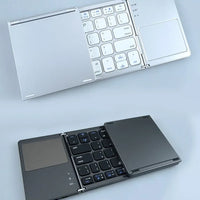 Wireless Folding Mini Bluetooth Keyboard With Touchpad