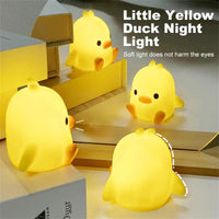 Cartoon Duck Night Light Cute Nerdy Animal Bedroom Bedside Lamp for kids