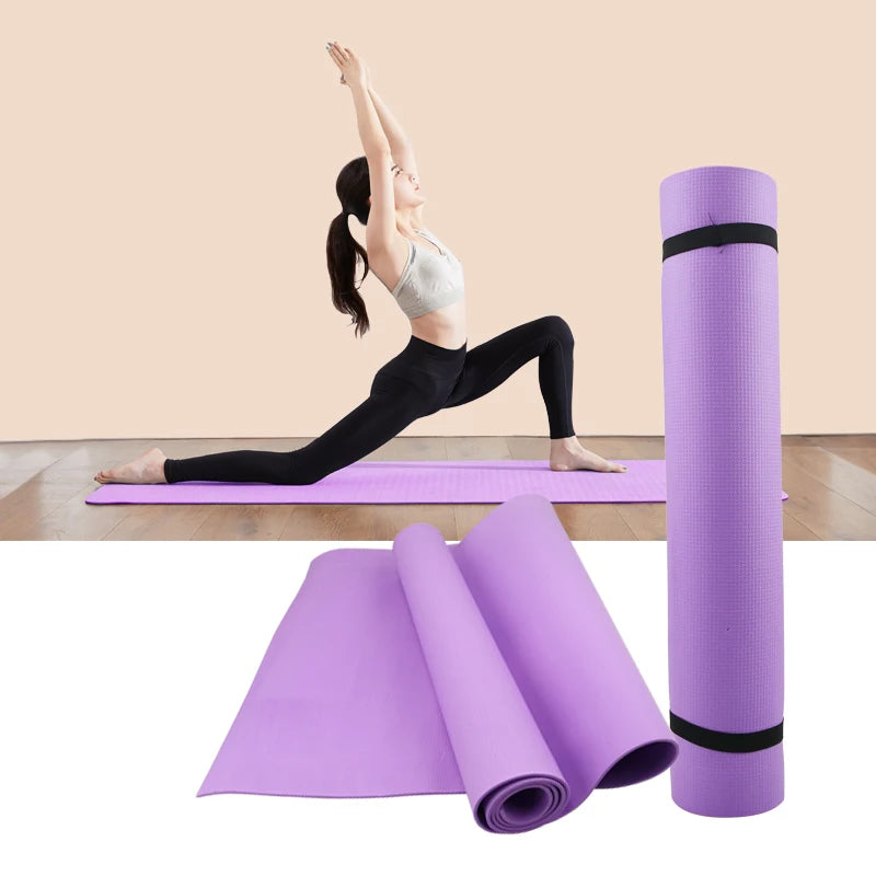 4MM Thick EVA Yoga Mats Anti-slip Sport Fitness Mat