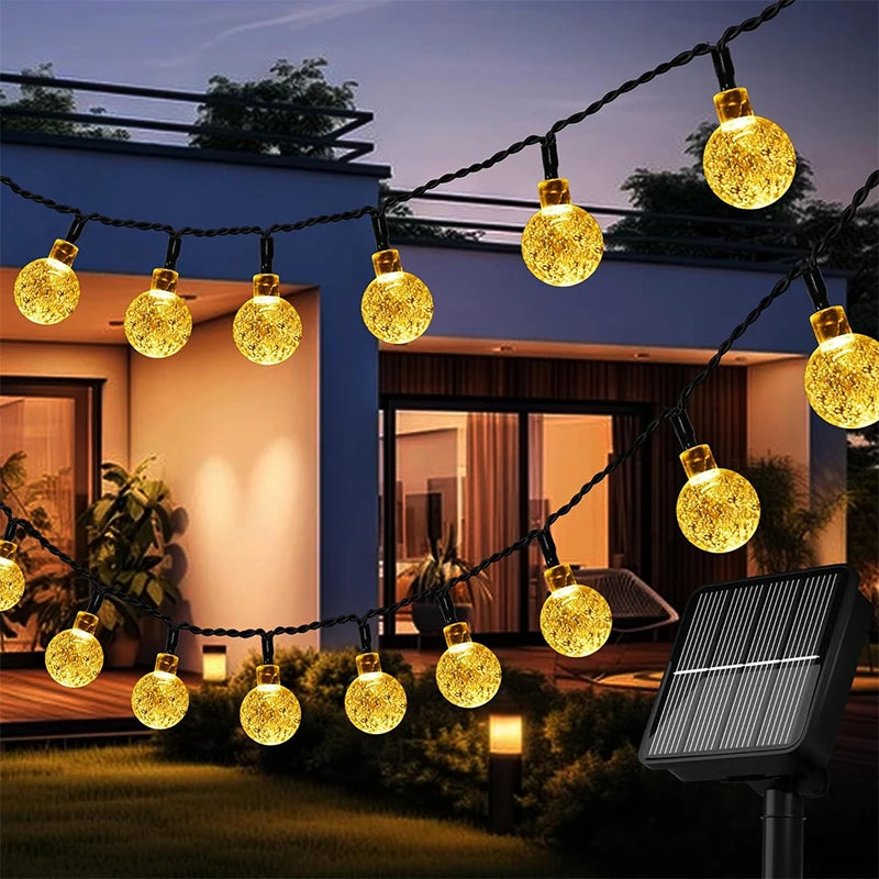 Solar String Lights for Garden Party Decor Outdoor