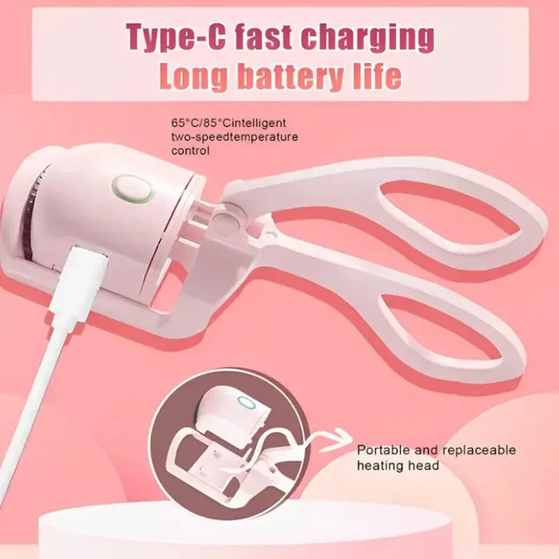 Portable Electric Eyelash Curler USB Charging