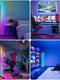 Dimmable RGB Corner Floor Lamp 140cm Stand Smart APP LED Mood Light for Bedroom