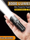 Super Bright MINI XHP50 LED Flashlight USB Torch Rechargeable