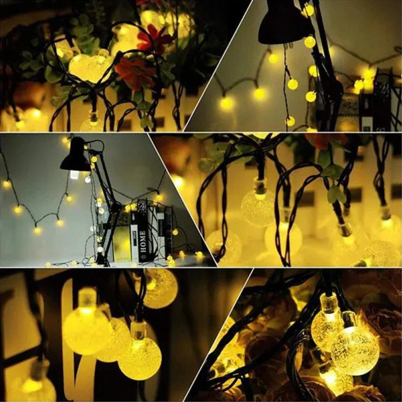 Solar String Lights for Garden Party Decor Outdoor