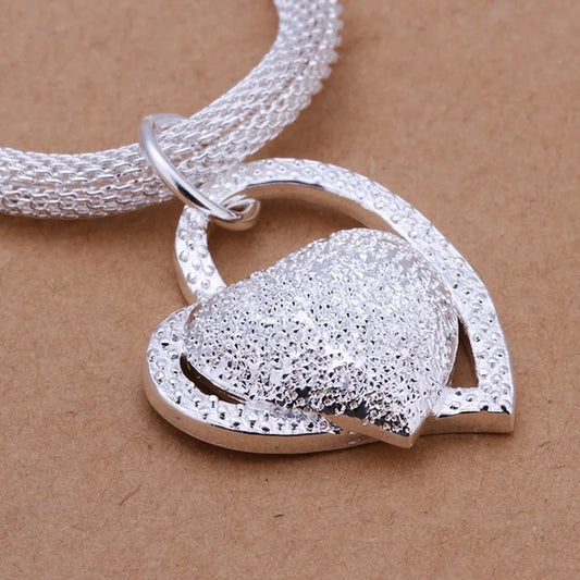 Sterling Silver Necklace Gorgeous Charm Fashion Necklace