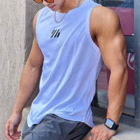 2024 newest Summer Sleeveless Gym mesh Shirt