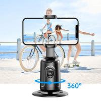 Auto Face Tracking Tripod, No App Required, 360° Rotation Face