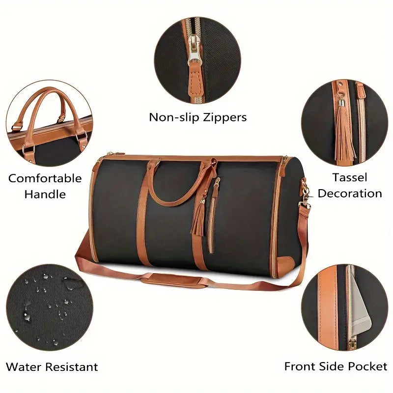 Multifunctional Foldable Travel Duffel Bag