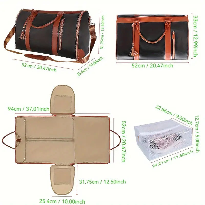 Multifunctional Foldable Travel Duffel Bag